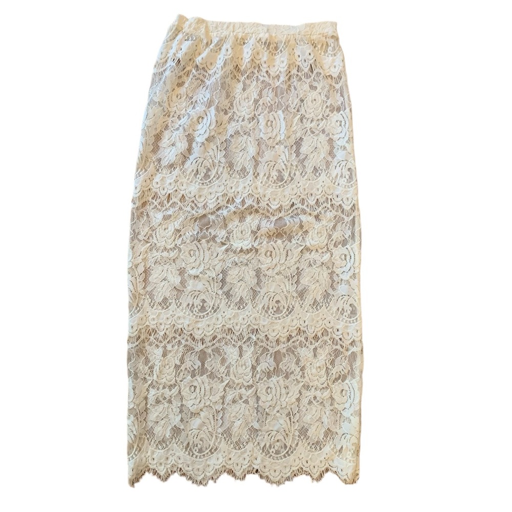 Knot Sisters Mesh Maxi Skirt